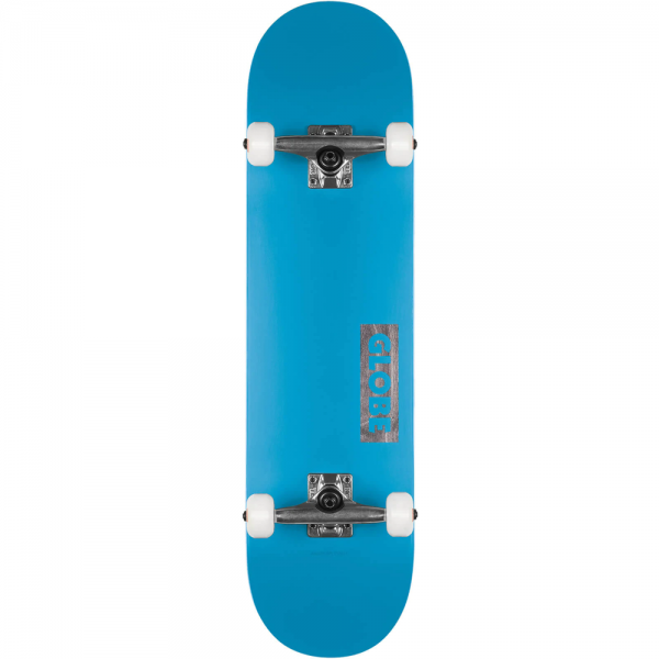 GLOBE GOODSTOCK 8.375" NEON/BLUE SKATEBOARD