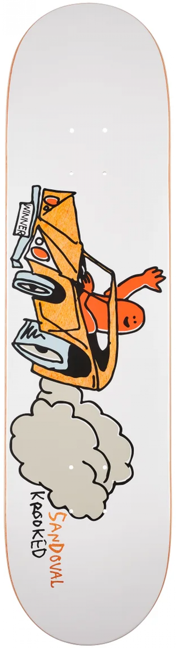 KROOKED SANDOVAL WINNER 8.125" x 31.32" TAVOLA SKATEBOARD