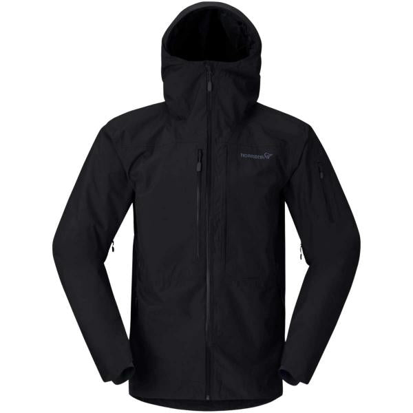 NORRONA LOFOTEN GORE-TEX INSULATED JACKET CAVIAR BLACK GIACCA SNOWBOARD