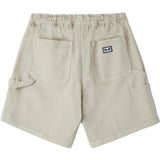 OBEY EASY DENIM CARPENTER SILVER GREY SHORTS