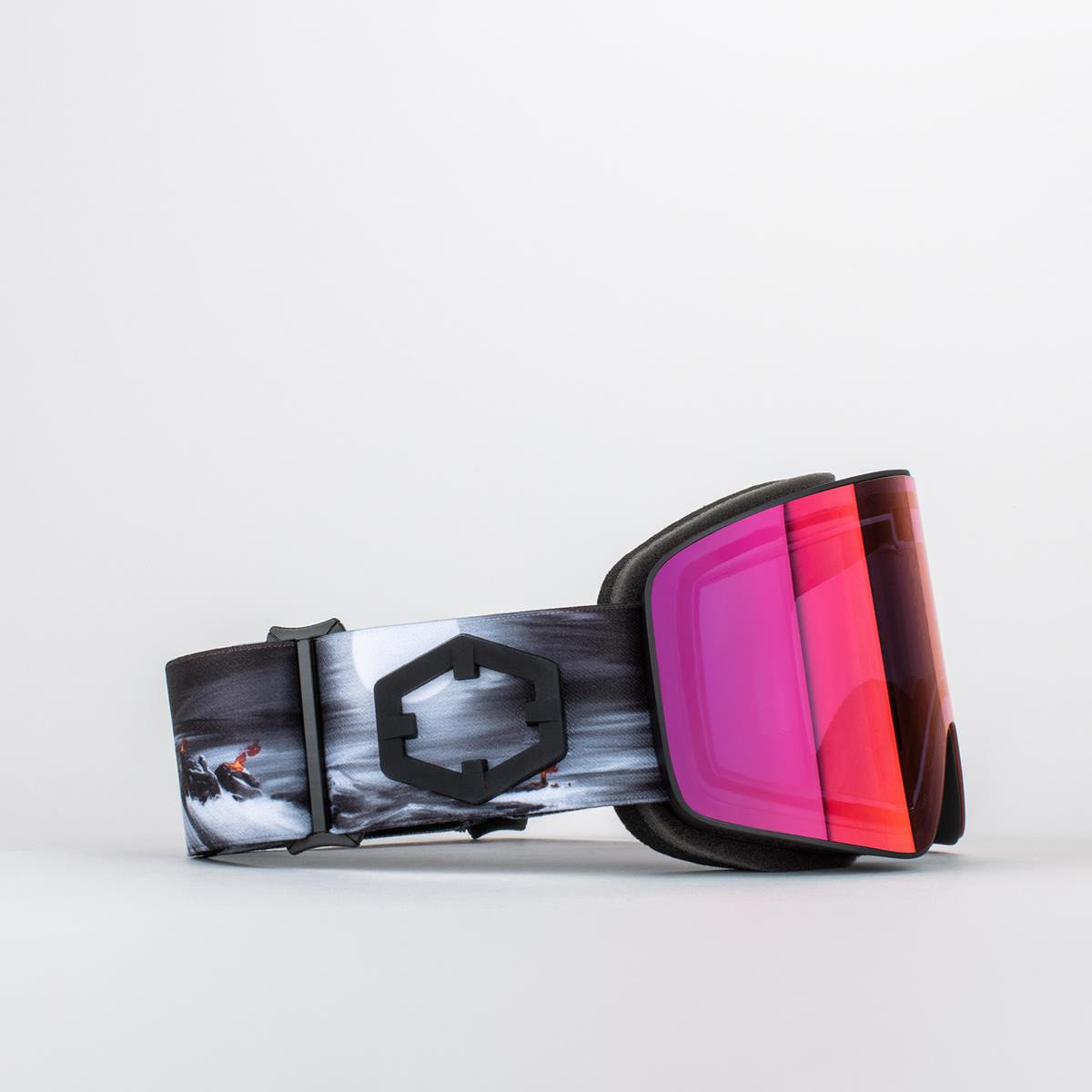 OUT OF ELECTRA 2 PEAKS IRID RED MASCHERA SNOWBOARD