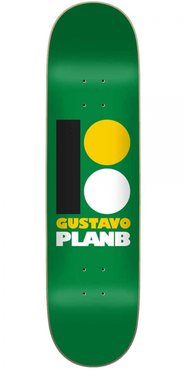 PLAN B ORIGINAL GUSTAVO 7.75" x 31.625" TAVOLA SKATEBOARD