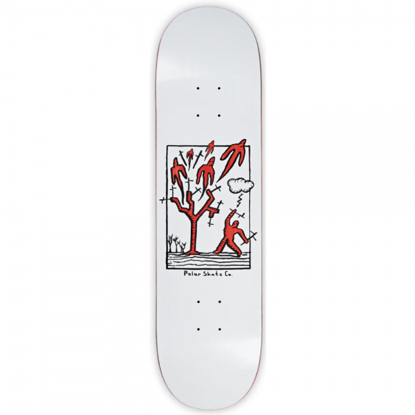 POLAR TEAM HEAVEN 7.8 WHITE TAVOLA SKATEBOARD