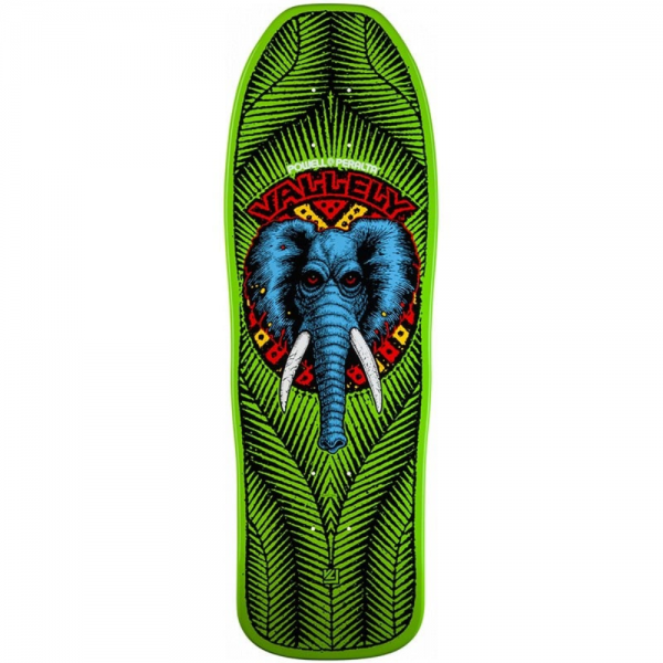 POWELL PERALTA VALLELY ELEPHANT GREEN 10" TAVOLA SKATEBOARD