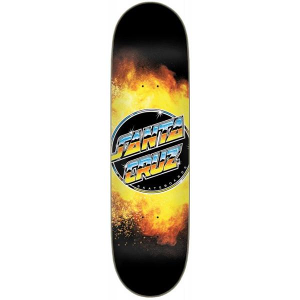 SANTA CRUZ "EVERSLICK" CHROME DOT FLAME 8.5" TAVOLA SKATEBOARD