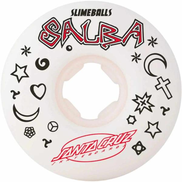 SLIME BALLS WHEELS SALBA WITCHDOCTOR REISSUE CHUBBLES WHITE 56mm - 99A RUOTE