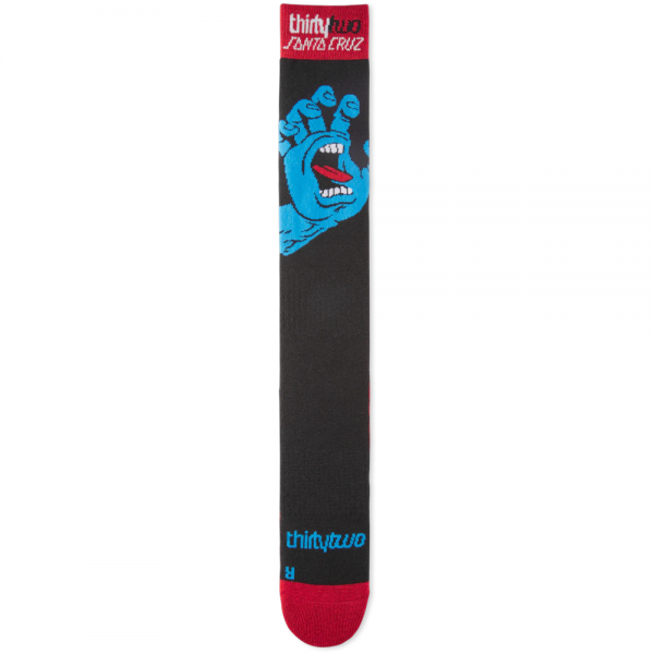 THIRTYTWO SANTA CRUZ BLACK CALZINI SNOWBOARD