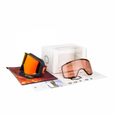 OUT OF SHIFT VULCANO RED MCI MASCHERA SNOWBOARD