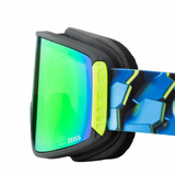 OUT OF SHIFT HEXAGON GREEN MCI MASCHERA SNOWBOARD