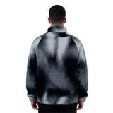 IUTER SHAKE FUR ZIP NECK BLACK