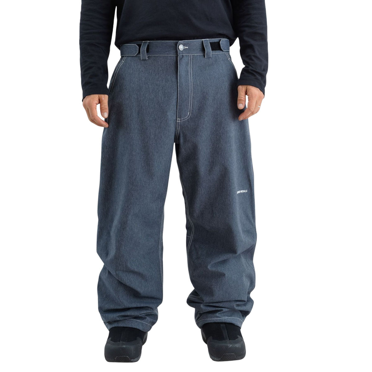 BEYOND MEDALS STITCH DENIM PANTS DARK BLUE