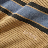 BUTTER GOODS BREAK KNIT SWEATER WASHED TAN