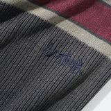 BUTTER GOODS BREAK KNIT SWEATER WASHED NAVY