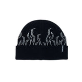 BEYOND MEDALS 00S FLAME BEANIE BLACK