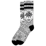 AMERICAN SOCKS BANDANA WHITE CALZINI