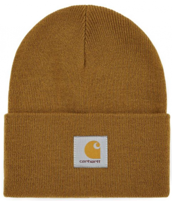 CARHARTT WIP ACRYLIC WATCH HAT HAMILTON BROWN