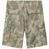 CARHARTT WIP REGULAR CARGO CAMO TYDE/THYME RINSED SHORTS