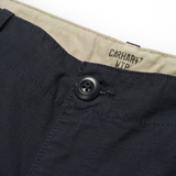 CARHARTT WIP AVIATION DARK NAVY SHORTS