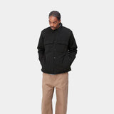CARHARTT WIP FRESNO BLACK CAMICIA