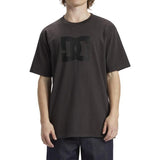 DC STAR PIGMENT DYE BLACK ENZYME WASH T-SHIRT