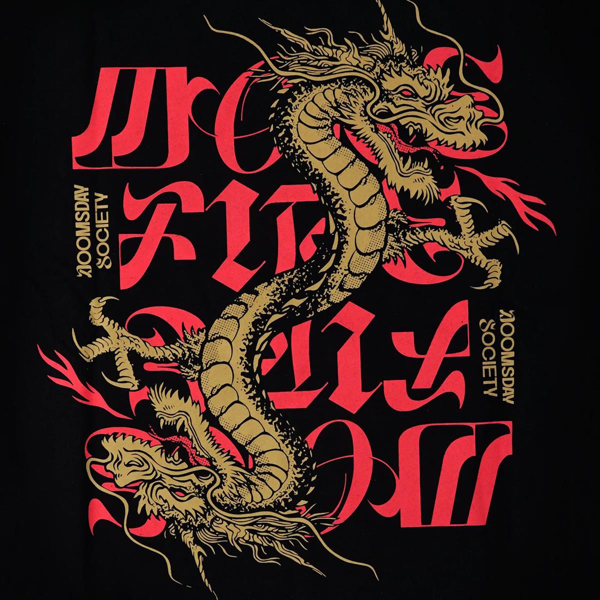 DOOMSDAY MORE FIRE BLACK T-SHIRT