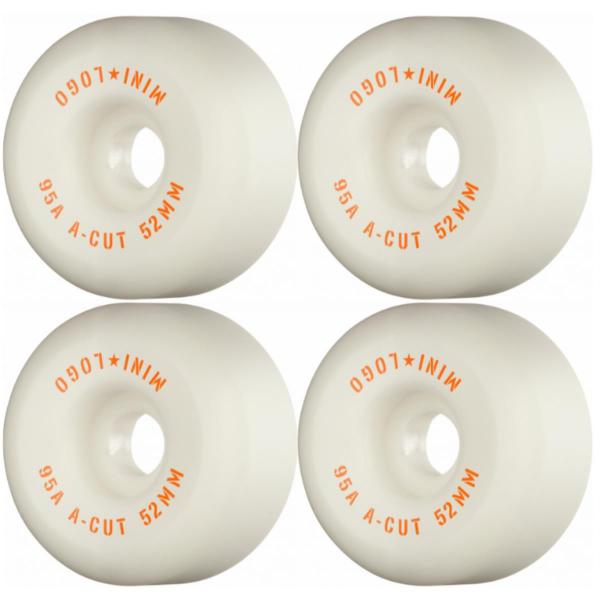 MINI LOGO A CUT 52MM 95A WHITE RUOTE SKATEBOARDS