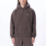 OBEY LOWERCASE PIGMENT JAVA BROWN FELPA
