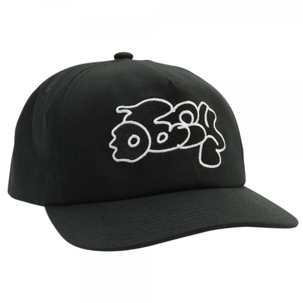 OBEY OBEY BUBBLE 5 PANEL SNAPBACK BLACK CAPPELLO