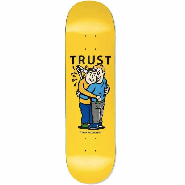 POLAR OSKAR ROZENBERG TRUST 8.375'' YELLOW TAVOLA SKATEBOARD
