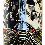POWELL PERALTA MINI 8" SKULL & SWORLD II SKATEBOARD