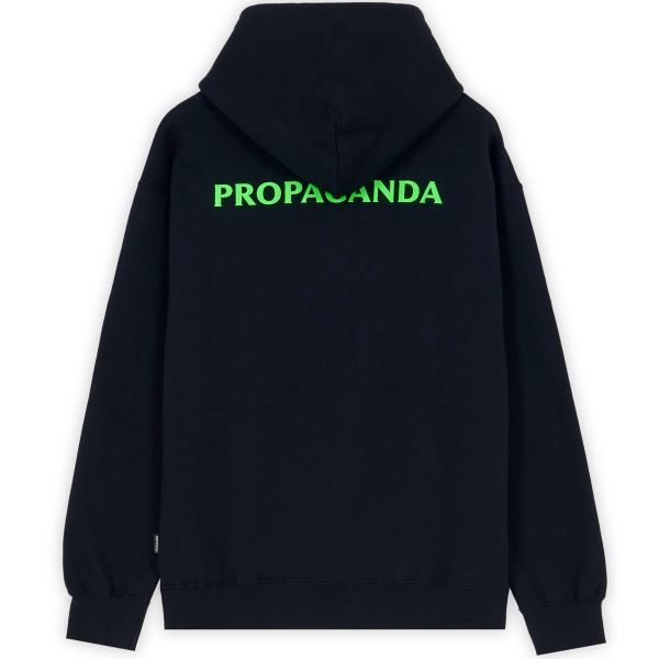 PROPAGANDA LOGO FIRE BLACK FELPA
