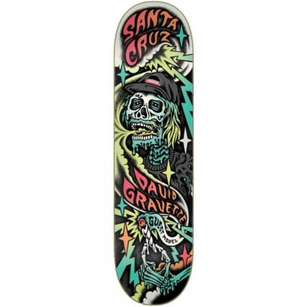 SANTA CRUZ GRAVETTE HIPPIE SULL 8.3" TAVOLA SKATEBOARD