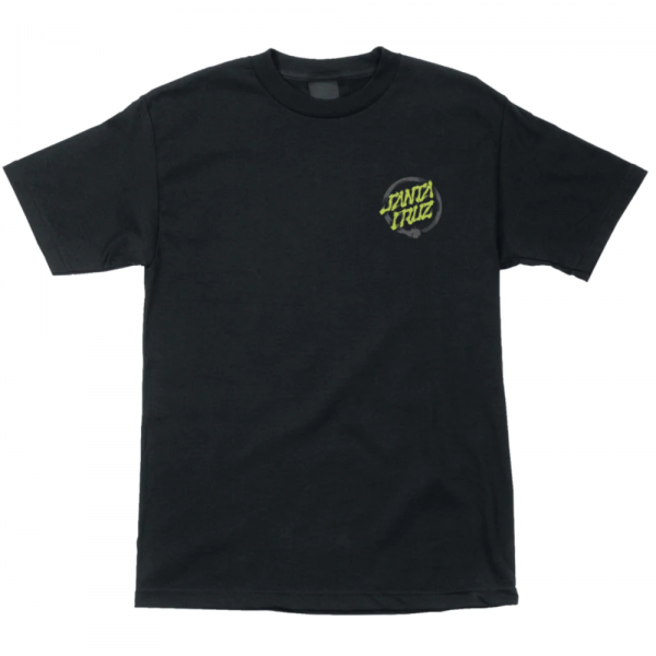 SANTA CRUZ MAKO DOT BLACK T-SHIRT