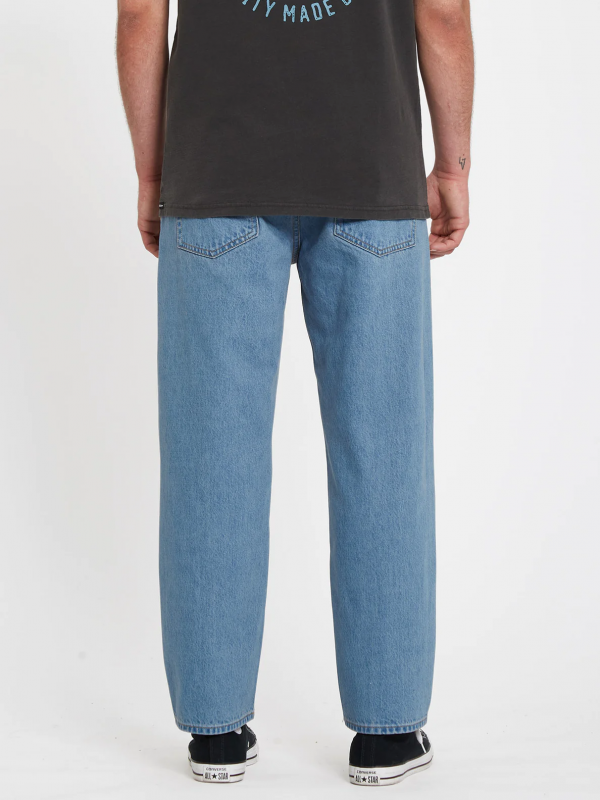 VOLCOM MODOWN TAPERED DENIM BLUE PANTALONI