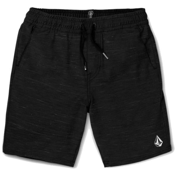VOLCOM UNDERSTONED HYBRID 18" BLACK SHORTS