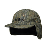 BUTTER GOODS POLARTEC REVERSIBLE TRAPPER CAP FOREST CAMO/NAVY