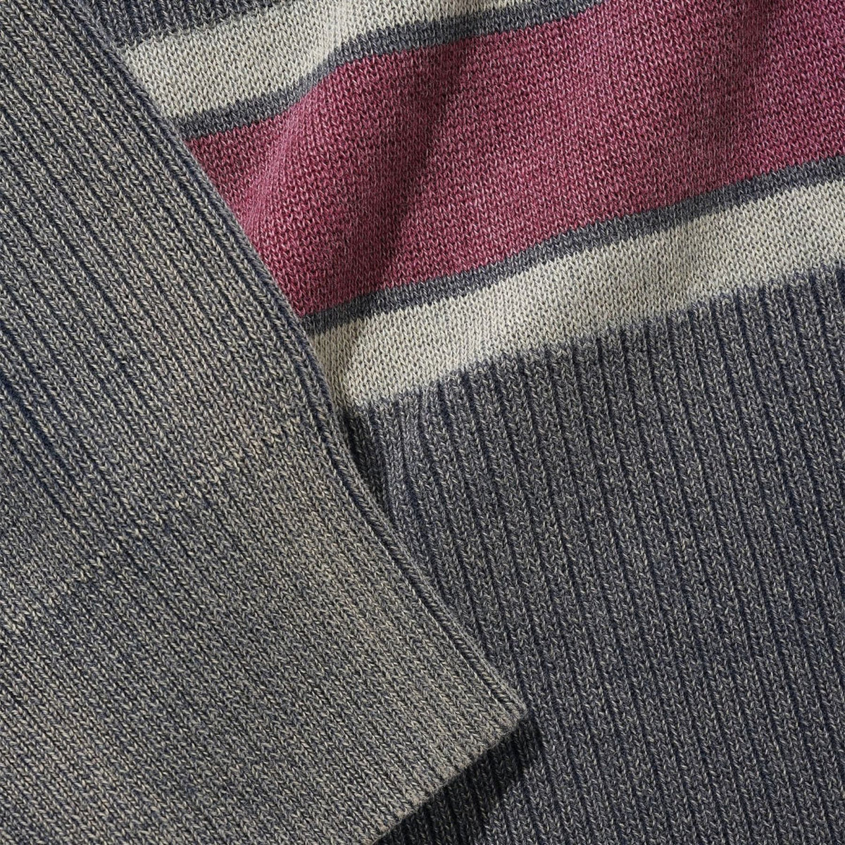 BUTTER GOODS BREAK KNIT SWEATER WASHED NAVY