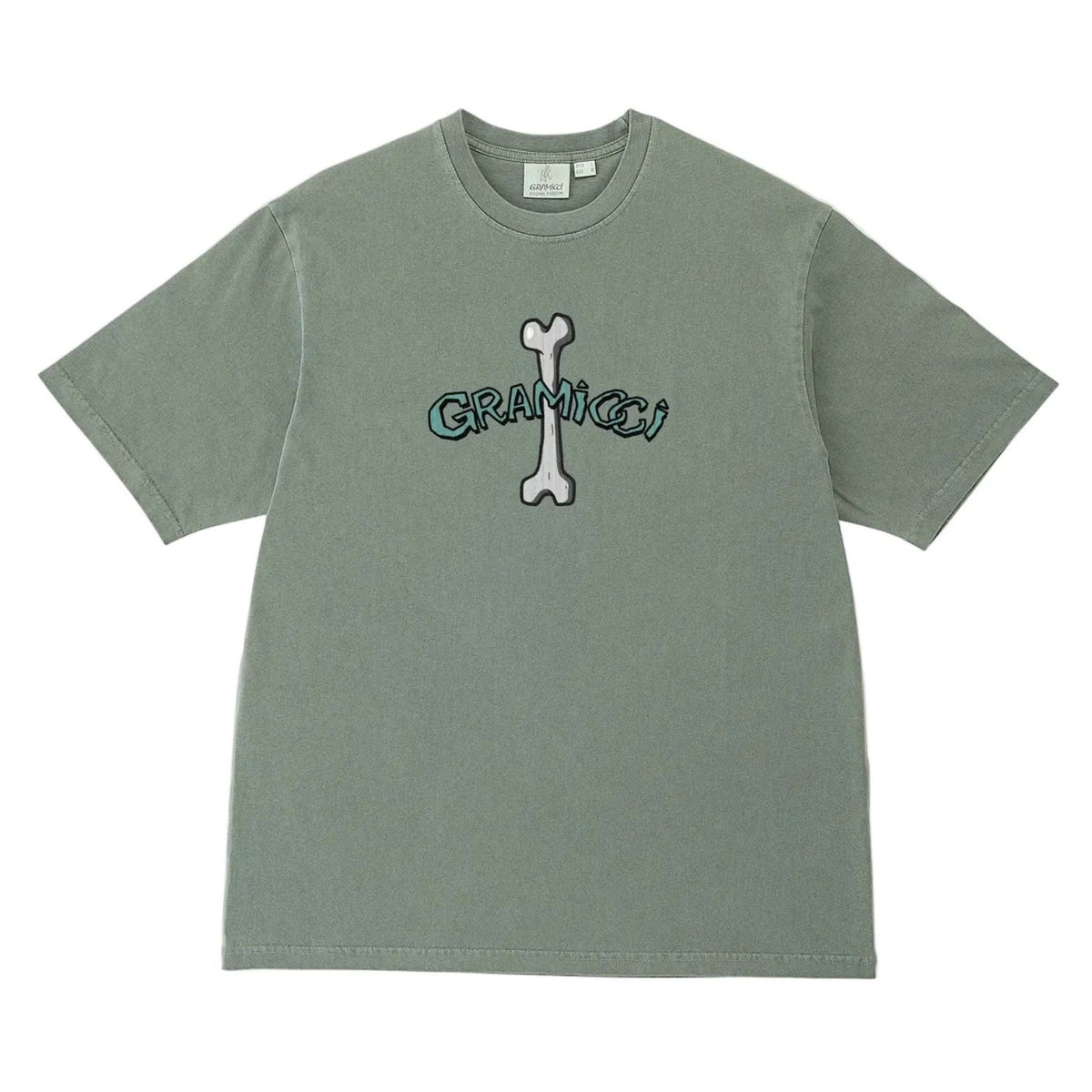 GRAMICCI BONE TEE PIGMENT DIED SAGE PIGMENT T-SHIRT