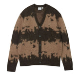 GRAMICCI MOHAIR SPLATTER CARDIGAN TAUPE SPLATTER