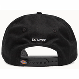 DICKIES 6 PANEL LOGO BLACK CAPPELLO