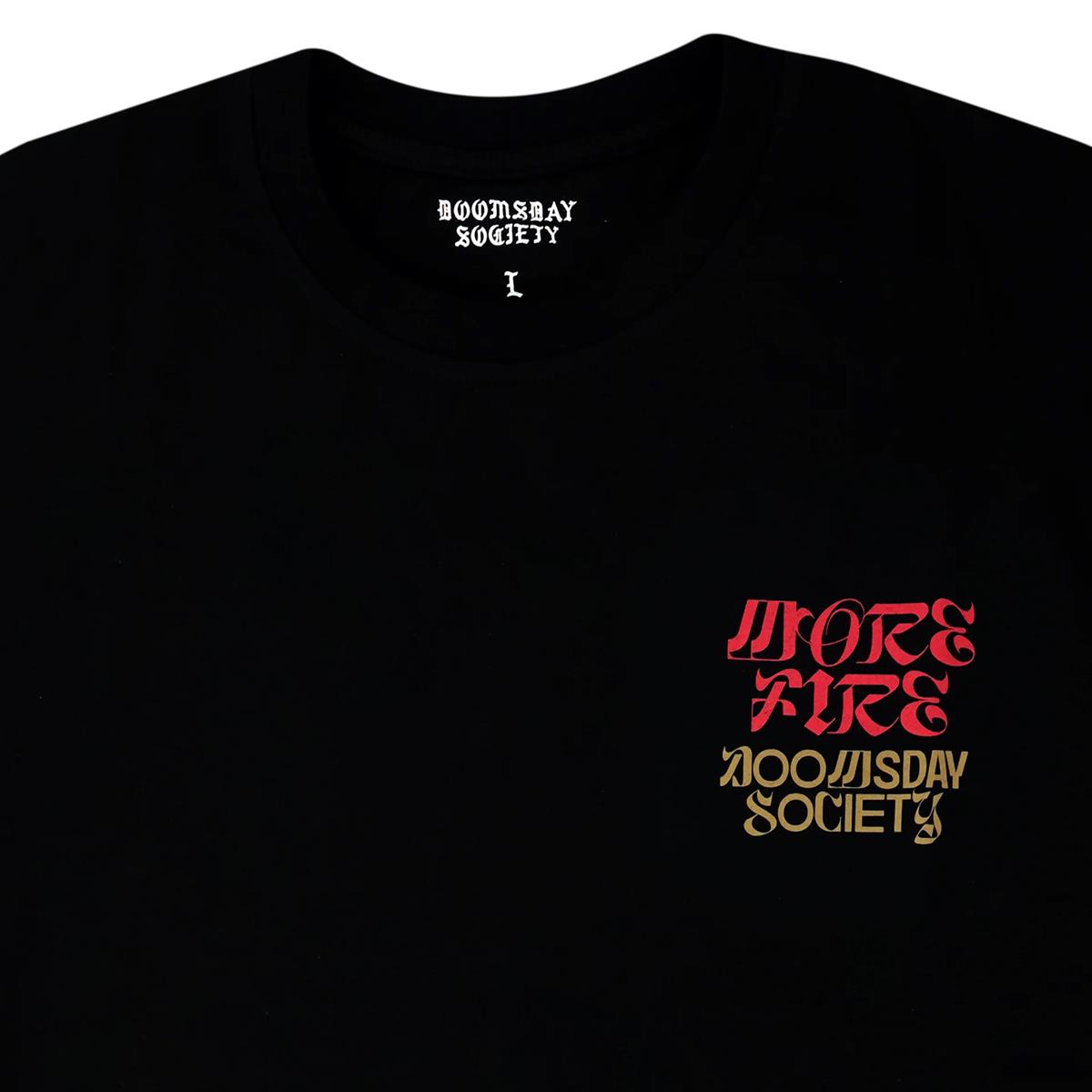 DOOMSDAY MORE FIRE BLACK T-SHIRT