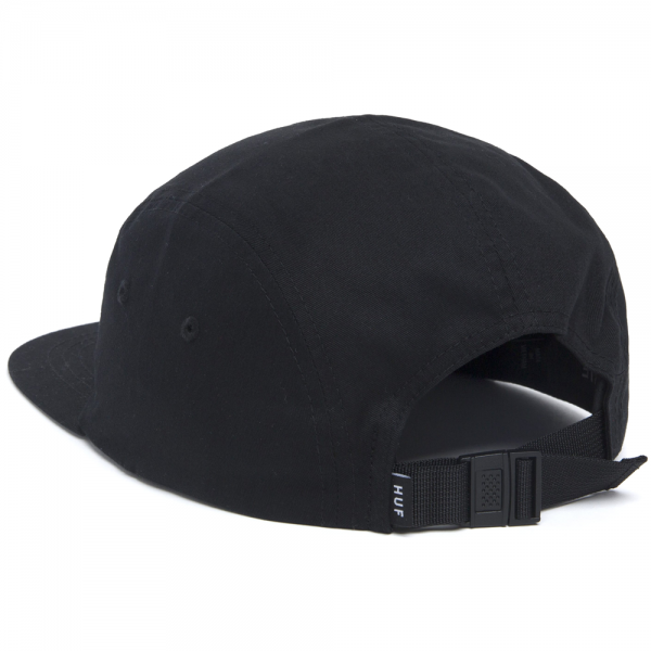 HUF ESSENTIALS BOX LOGO VOLLEY BLACK CAPPELLO