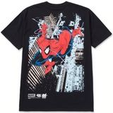 HUF X MARVEL SPIDER-MAN BLACK T-SHIRT