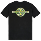 INDEPENDENT STAINED GLASS CROSS BLACK T-SHIRT
