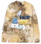 Mess Tie Dye L/s Tee Brown