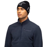 NORRONA /29 MID MERINO ULL LOGO BEANIE CAVIAR MELANGE