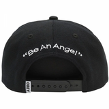 OBEY ANGEL 6 PANEL SNAPBACK BLACK CAPPELLO