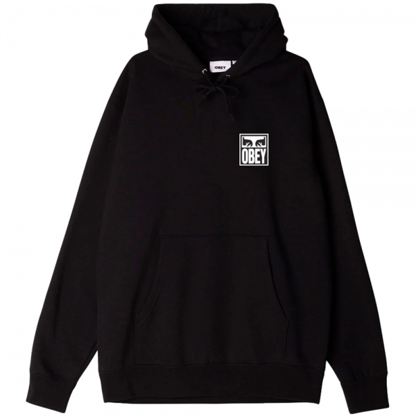 OBEY EYES ICON HOOD PREMIUM BLACK FELPA