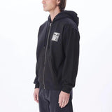 OBEY EYES ICON ZIP PREMIUM BLACK FELPA