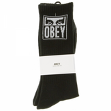 OBEY EYES ICON SOCKS BLACK